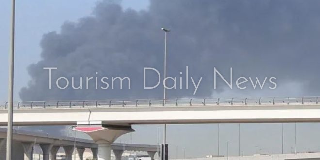 إصابات في سقوط طائرتين مُسيّرتين في محيط مطار دبي الدولي