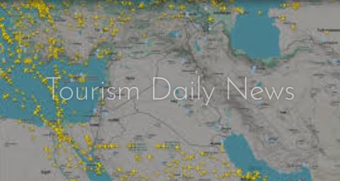 خرائط الرحلات الجوية خالية فوق إيران والعراق والكويت وإسرائيل والبحرين