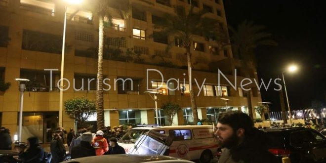 ارتفاع حصيلة الغارة الإسرائيلية على غرفة فندقية في منطقة الروشة ببيروت