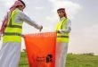 حملة تطوعية لتنظيف المتنزهات البرية على الحدود الشمالية السعودية