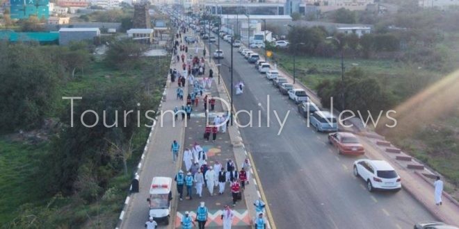 ساعة مشي تجمع 3000 مشارك بمنطقة الباحة في أكبر مبادرة رياضية مجتمعية