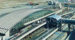 من مطار الإمام الخميني الدولي في طهران