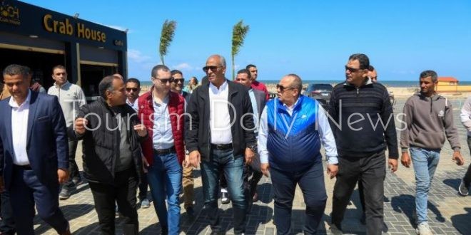 محافظ كفرالشيخ يتفقد مشروع جولدن إيريا الترفيهي والسياحي