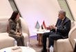 خلال لقاء شريف فتحي وزير السياحة والآثار مع تشيتوسي نوجوتشي، الممثل المقيم لبرنامج الأمم المتحدة الإنمائي (UNDP) في مصر