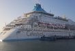 سياح السفينة CRYSTAL SERENITY يتجولون بميناء السخنة