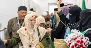 وصول أولى رحلات مبادرة طريق مكة من بروناي لمطار المدينة المنورة