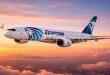 مصر للطيران تعبر الساحل الغربي الأمريكي وتصل إلى لوس أنجلوس
