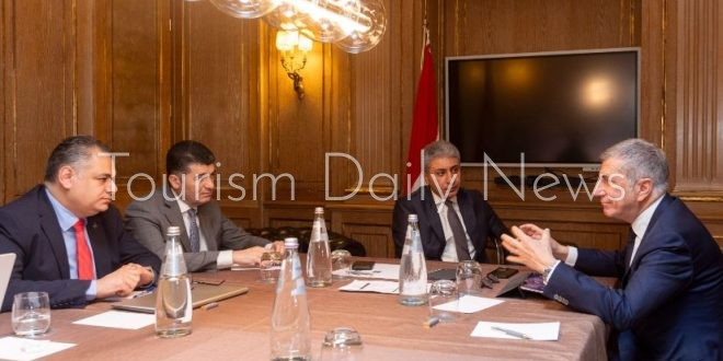 وزير السياحة يبحث مع رئيس اتحاد منظمي رحلات إيطاليا دفع الحركة السياحية