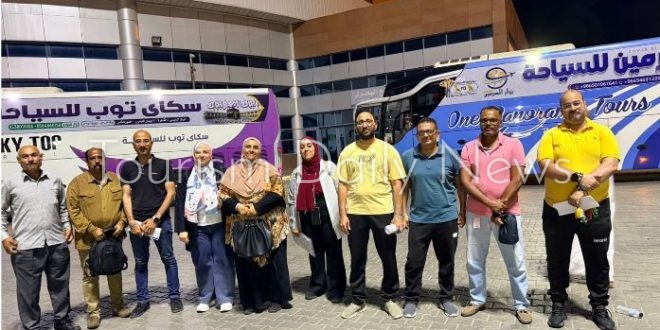 وصول آخر رحلات الحج السياحي البري إلى أرض الوطن عبر ميناء نويبع
