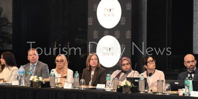 خلال اجتماع وزراء الاستثمار والسياحة والصناعة والمالية والتخطيط والعمل مع البنك الدولي لتحديد محاور الخطة التنفيذية لاستراتيجية الاستثمار الأجنبي المباشر