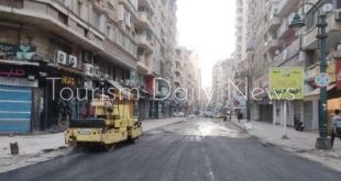 تطوير شارع خالد بن الوليد بالإسكندرية