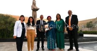 وفد رفيع المستوى من منظمة الأمم المتحدة يزور المتحف المصري الكبير