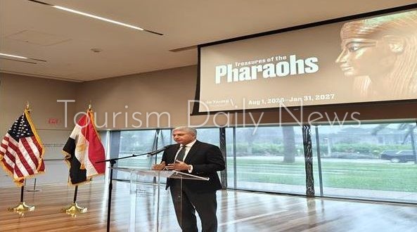 إقبال غير مسبوق على معرض كنوز الفراعنة بأمريكا يعزز قوة السياحة الثقافية