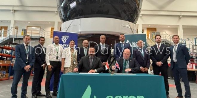 مصر للطيران ترسخ ريادتها في صناعة التدريب وتجدد شراكتها مع Acron Aviation