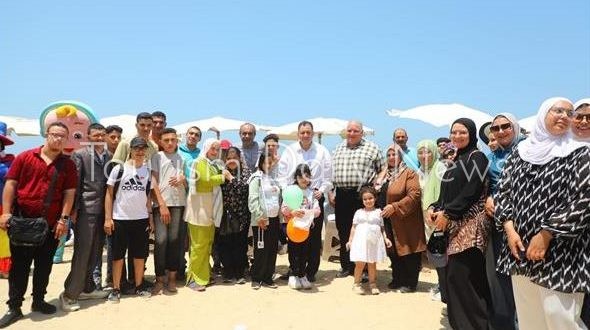 رأس البر تعزز السياحة الدامجة بيوم ترفيهي لذوي الهمم على شاطئ النخيل