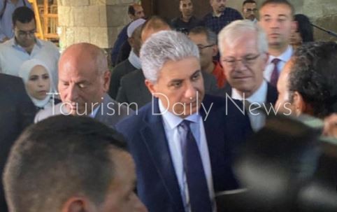 شريف فتحي، وزير السياحة والآثار، يفتتح قبة ضريح السلطان الأشرف قايتباي الأثرية بحي الجمالية
