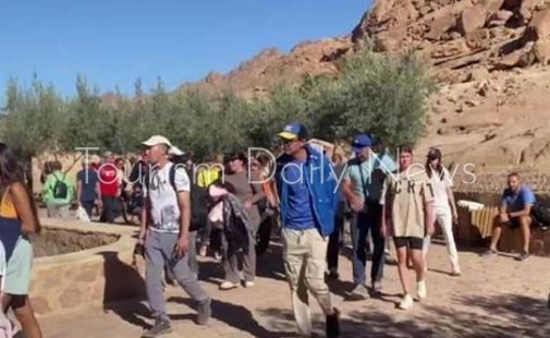 240 زائرًا يرسمون ملامح موسم جديد للسياحة الروحية والجبال بسانت كاترين