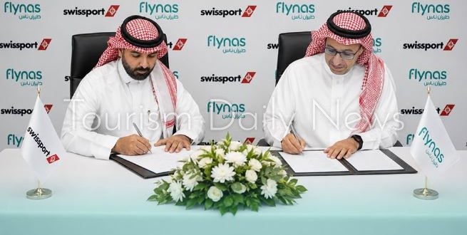 طيران ناس يوقع اتفاقيات للاستحواذ على 10% من شركة سويسبورت السعودية
