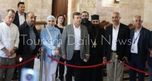 لجنة السياحة والآثار النيابية، برئاسة النائب سالم العمري خلال زيارة مأدبا