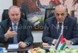 وزير السياحة والآثار. عماد حجازين. مع وزير السياحة والآثار الفلسطيني هاني الحايك