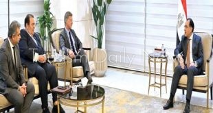 سيباستيان بازين، رئيس «أكور»، خلال لقائه مع رئيس الوزراء الدكتور مصطفى مدبولي