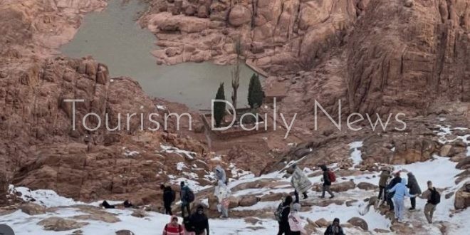 523 زائرًا ينعشون سانت كاترين .. السياحة الجبلية تفتح أبواب الاستثمار