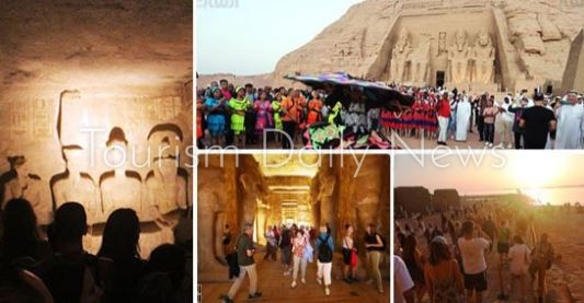 تعامد الشمس ينعش السياحة الثقافية في مصر ويدعم الإقامة والنقل السياحي