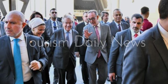 الأمين العام للأمم المتحدة يزور المتحف المصري الكبير