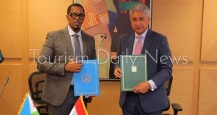 فتحي يستقبل وزير تجارة وسياحة جيبوتي لبحث سبل تعزيز التعاون المشترك